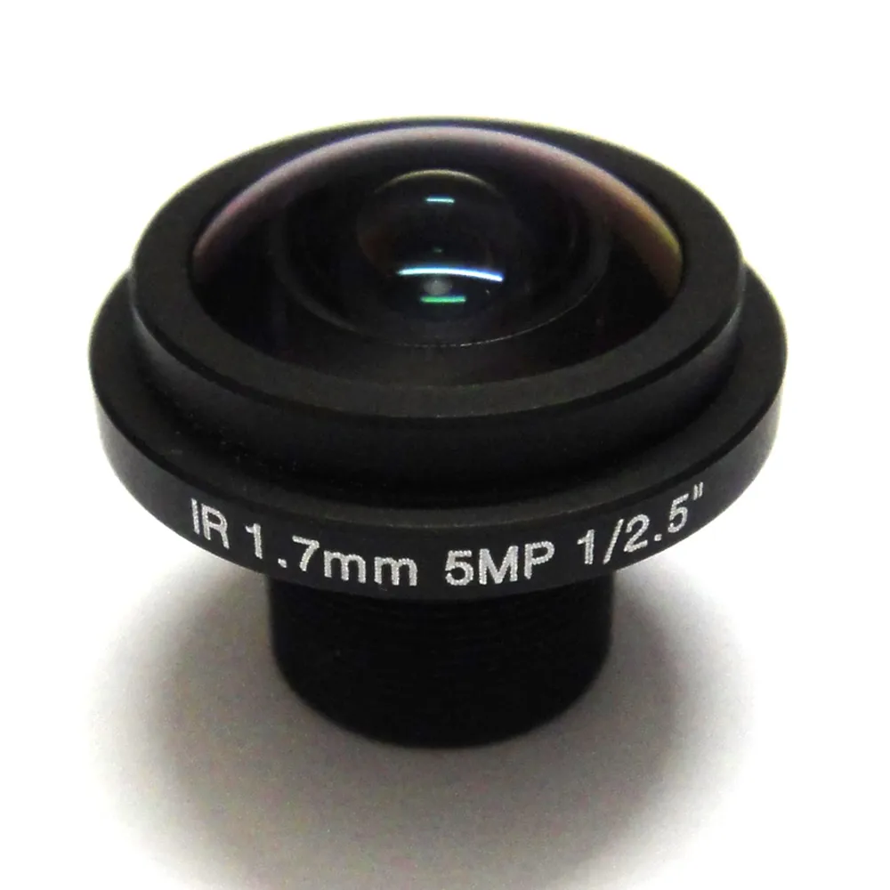 HD 5mp Fisheye 1.7mm cctv Lens Wide Angle 1/2.5