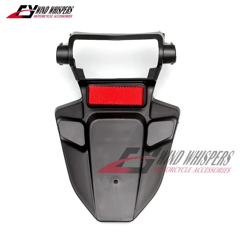 혼다 CBR 600 RR CBR600RR CBR600 F5 2007-2012 용 브래킷 세트가있는 오토바이 후방 펜더 스플래시 가드 라이센스 플레이트 홀더