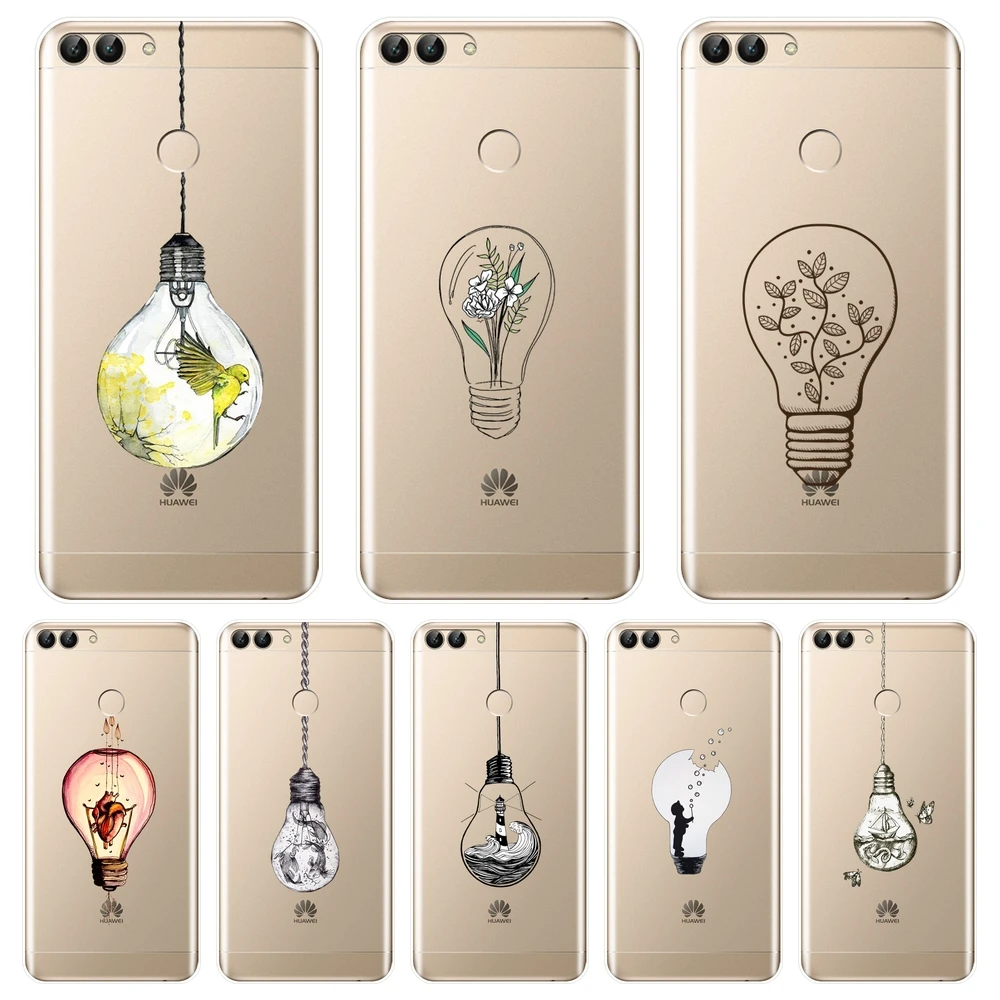 

Phone Case For Huawei P10 P20 P8 P9 Lite 2017 Flower Soft Silicone Back Cover For Huawei P9 Lite Mini P10 Plus P20 Pro P Smart
