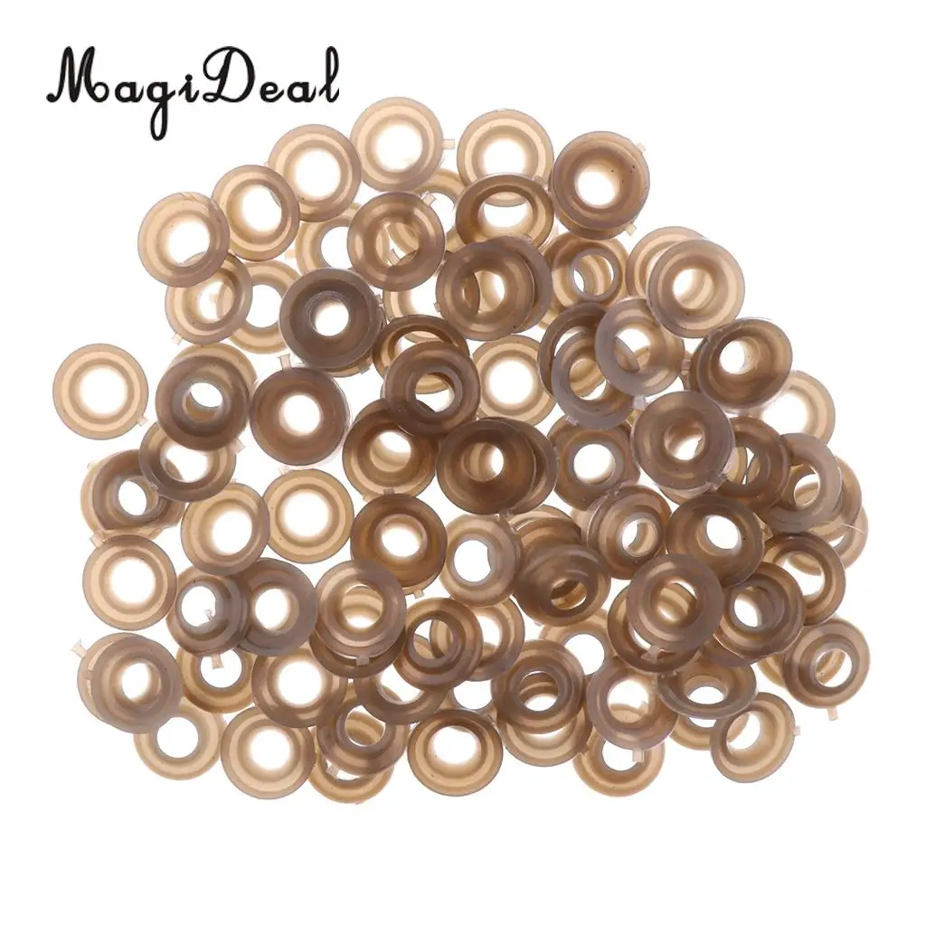 MagiDeal 100 Pieces 15mm 20mm Plastic Safety Eyes Nose Washer Back for Making Doll Animal DIY Manufacture Craft Toy Acc