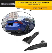 Стайлинга автомобилей углерода Волокно гоночный автомобиль сзади диффузор для губ для Lexus IS300 IS350 F спорт седан 4 двери
