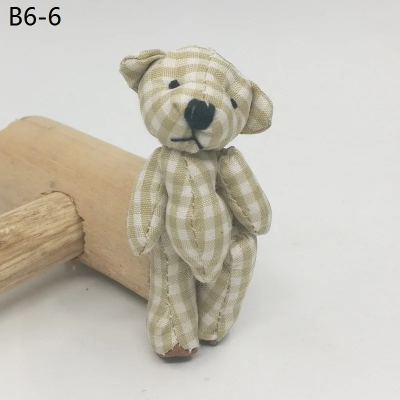 6cm cloth grid lv bear B6-6