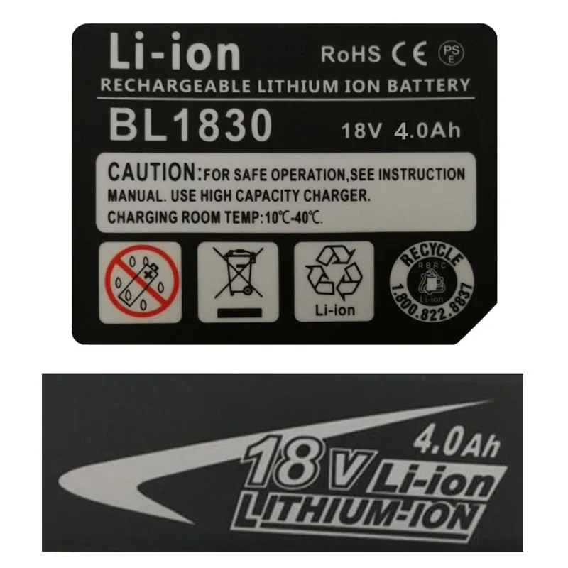 Cena Dawupine Li ion obudowa baterii ładowanie obwód ochronny etykieta Box dla Makita 18V BL1830 3.0Ah 5.0Ah LED wskaźnik poziomu baterii