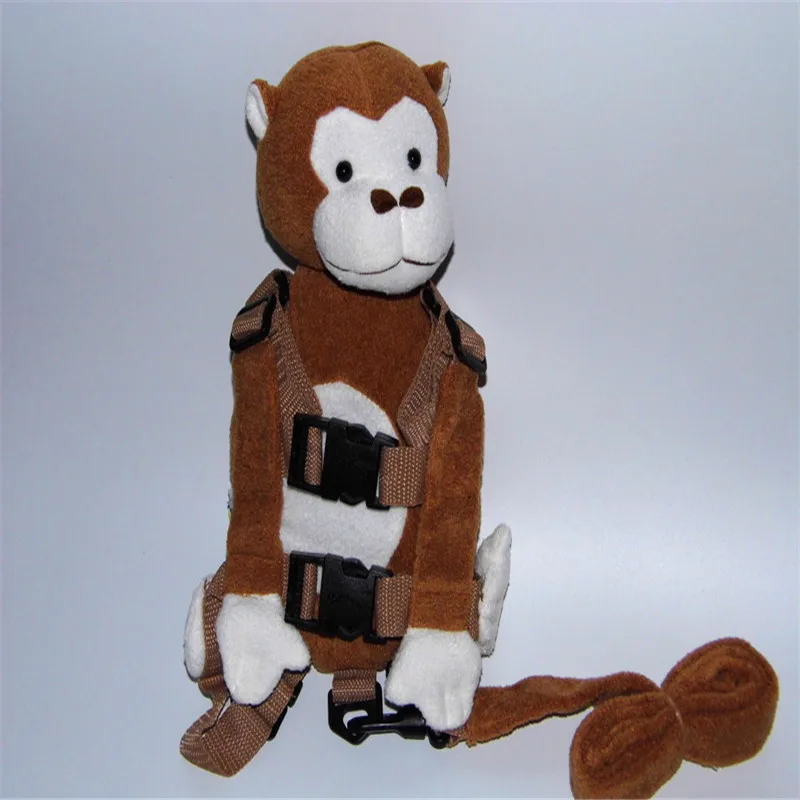 2 в 1 приятель Обезьяна Детские Безопасность Животных игрушечные рюкзаки Bebe ходячие поводья шлейка для малышей для того, чтобы держать GB-016