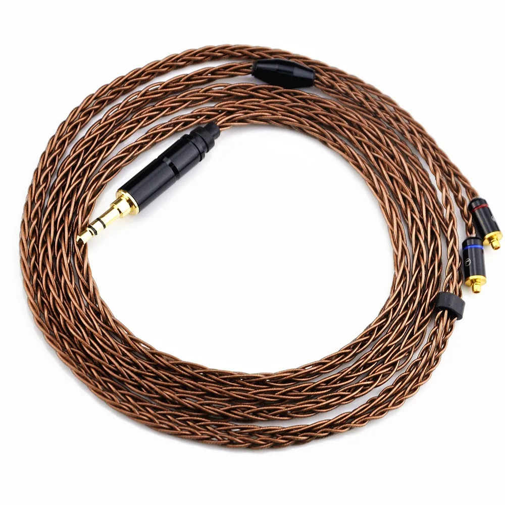 New Arrival LZ 3.5mm Balanced Cable 8-core 6N Upgreded Single Crystal Copper Earphone Cable With MMCX Connector For LZ A4 A5