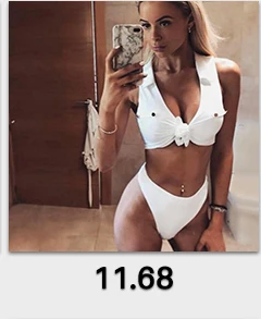 Sexy Solid White Black Bikini Zipper Push Up Swimsuit Swimwear Women Push-up Bikinis Set Brazilian Thong Swim Bathing Suit