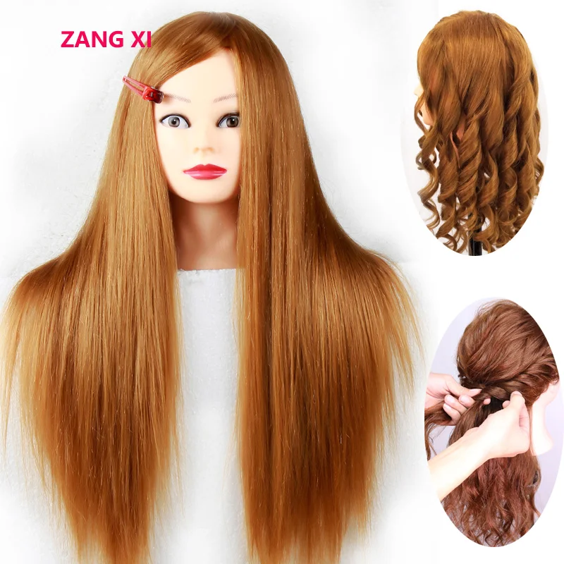 Good Quality Mannequin Head With 80% Golden Human Hair Professional Practise Hairstyle Manikin Head Hairdressing Training Head Good Quality Mannequin Head With 80% Golden Human Hair Professional Practise Hairstyle Manikin Head Hairdressing Training Head