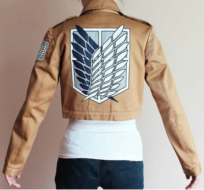 Оптовая продажа атака на Титанов Shingeki no Kyojin Скаутинг Косплей куртка одежда для