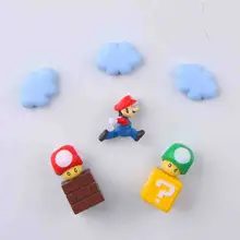 10 шт. Принцесса Радуга облака 3D Funy стереоскопический Super Mario Bros магниты на холодильник стикер сообщений детская игрушка подарок на день рождения