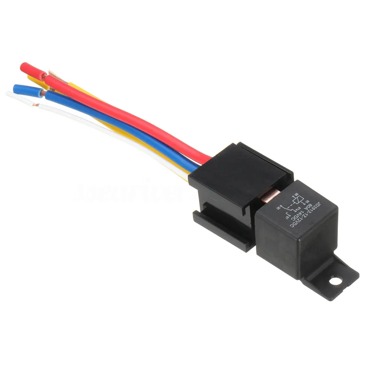 Автомобильное реле Mayitr черное водонепроницаемое 12 В 80A 5Pin DC AMP SPDT + практичная