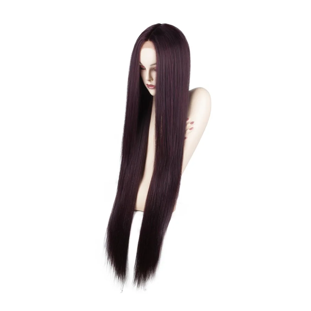 2019 In Vogue JINGFA beauty 40Inch Long Rose Synthetic Lace Front Wig for Women Heat Resistant Fiber | Шиньоны и парики