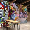 Murales de papel pintado con foto 3D personalizados, Arte con personalidad, grafiti de calle, pintura de pared, expansión estereoscópica 3D, Mural de decoración de Bar espacial ► Foto 2/6