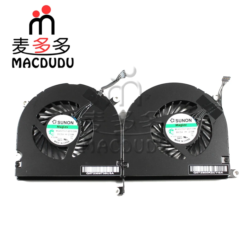 Новый вентилятор охлаждения Процессор вентилятор для 17 "Macbook Pro A1297 2009-2012 левый и правый MB166 MB766 MB604 MC226 MC024 MC725 MD311