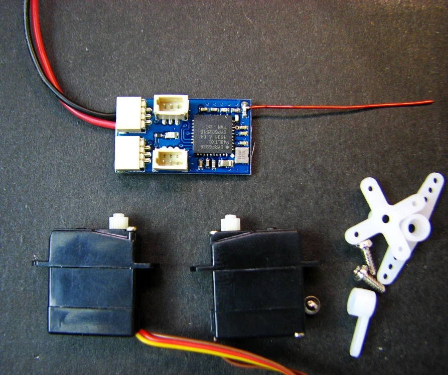 DSM2/приемник DSMX и 2g микро сервопривод * 2 набор кистей с 5A фонарей|dsm2 receiver|receiver