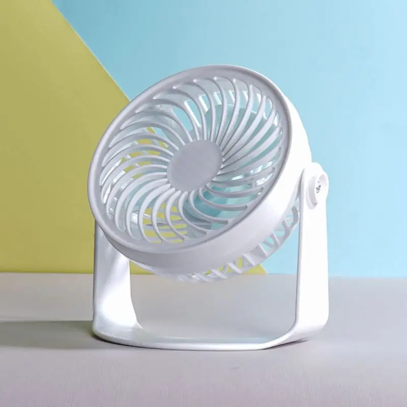 

USB Clip Desk Table Fan with Strong Wind Quiet Portable 2 Speed Adjustable 360 Rotatable Mini Personal Fan for Home Office Bedro