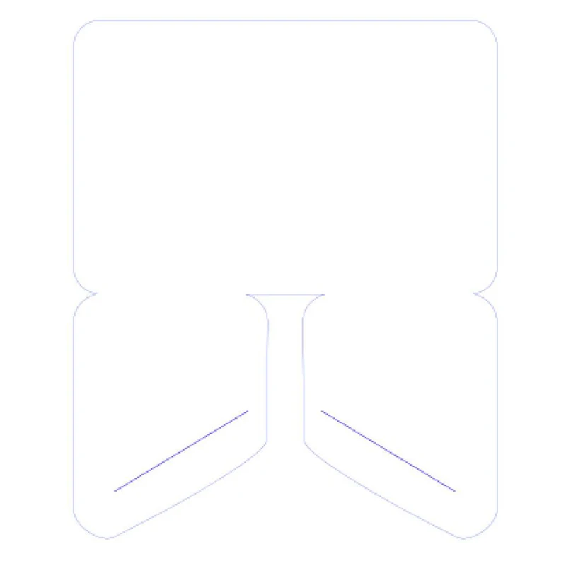 Японское стальное лезвие деревянный штамповочный резак минималистичный кошелек