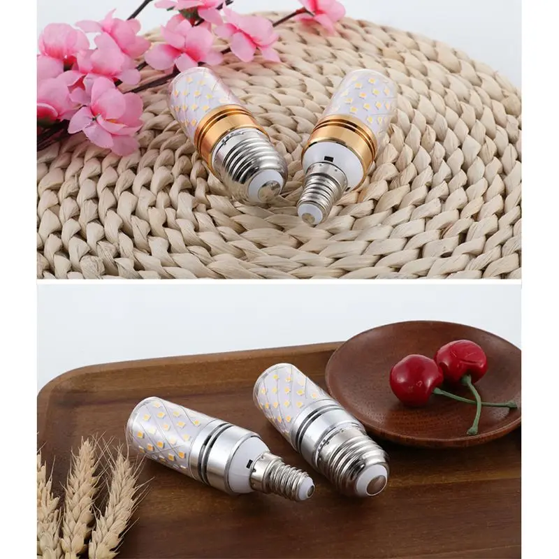 LED Del Cereale della Vite Lampadine E14 E27 8 W 12 W 16 W Corrente Costante A tre colori Lampada Dimming lampadina a Risparmio Energetico Super Luminoso Casa di Accesso