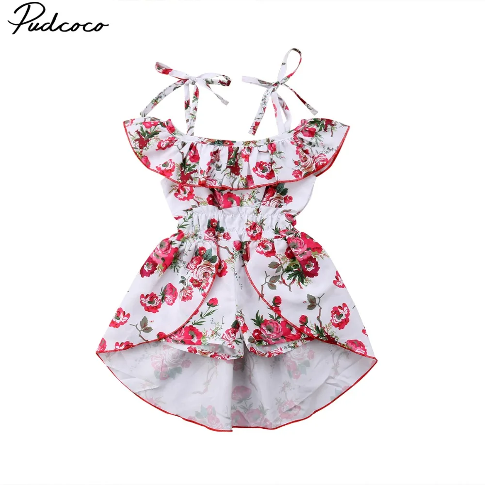 

Pudcoco 2019 Flower Toddler Girls Princess Dress Baby Party Pageant Lace Tulle Tutu Dresses Size 1-5T