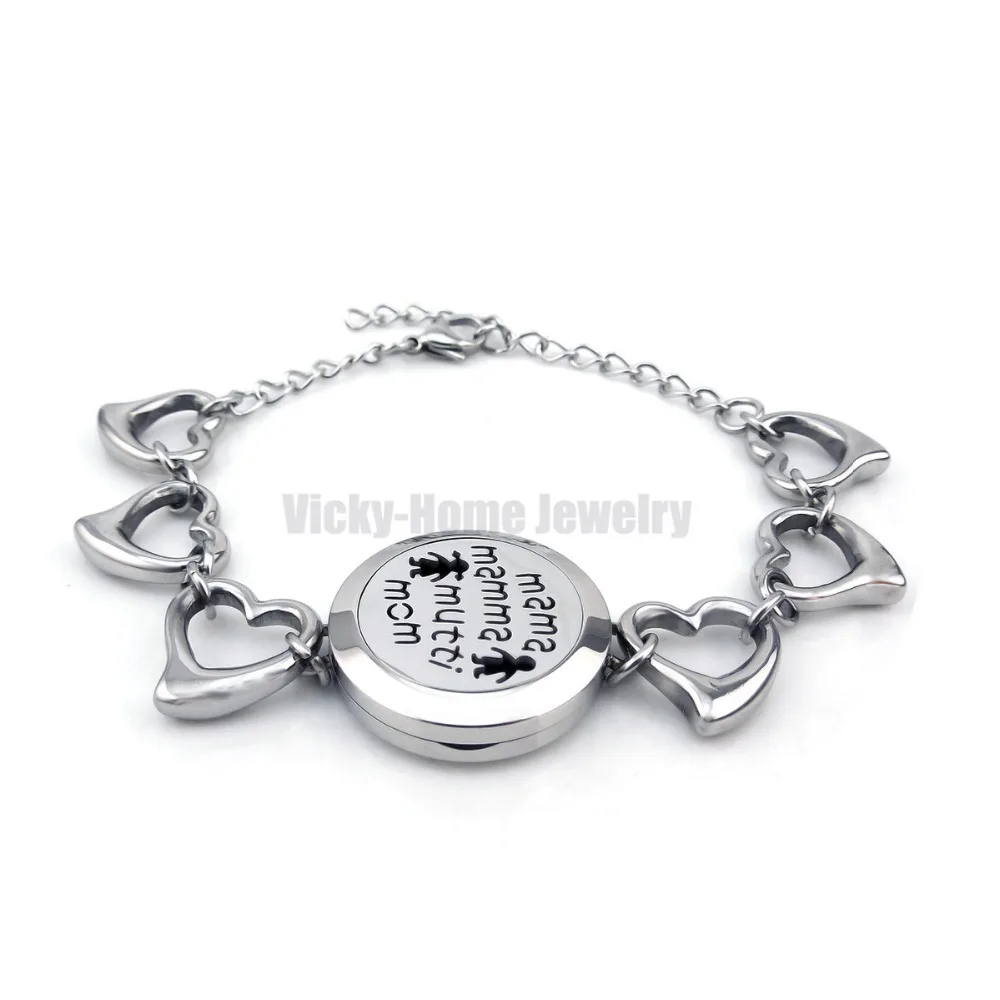 ZP-BS001-1 Diffuser Locket Bracelet