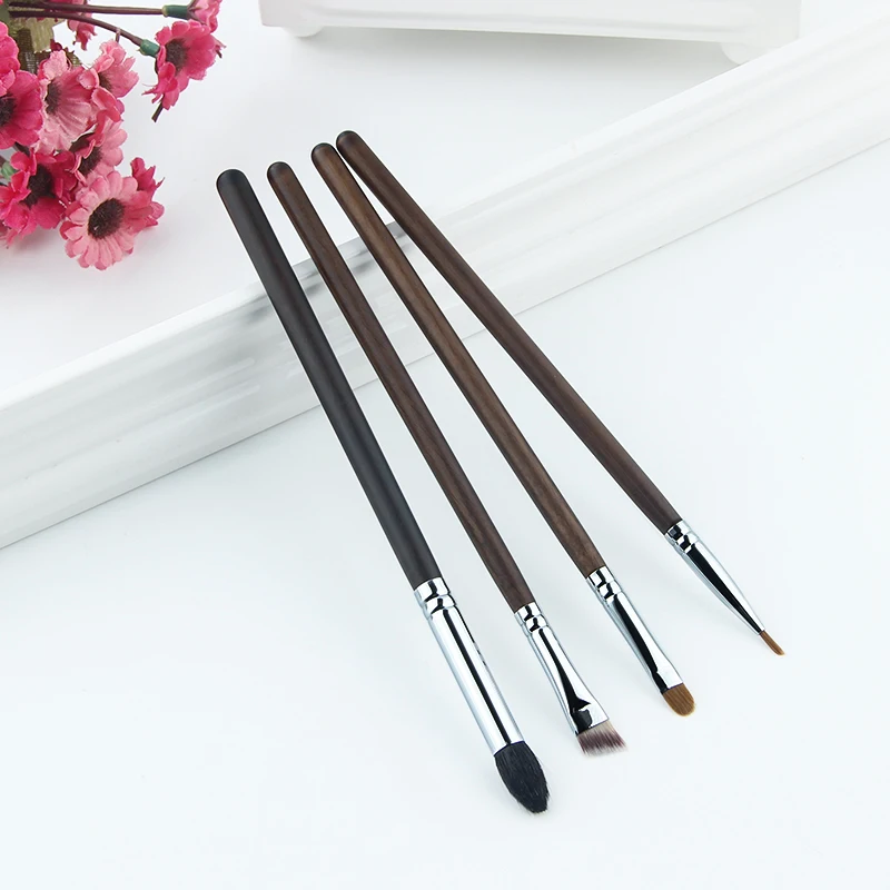 

2019 Anmor 4PCS Professional Eye Makeup Brushes Set Eyeshadow Eyebrow Eyeliner Tapered Blending Make Up Brush Brochas Maquillaje