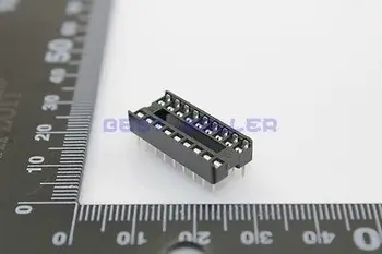 

100pcs 18 Pin DIP SIP IC Sockets Adaptor Solder Type