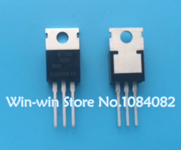 5PCS BT136-600E BT136-600 BT136 4A Triac 600V TO-220 NEW