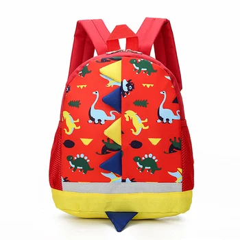 

2019 New Cartoon dinosaur printing small cute school Backpack Kindergarten Bags for 1-3-5 Years Old Girls Boys School Bags