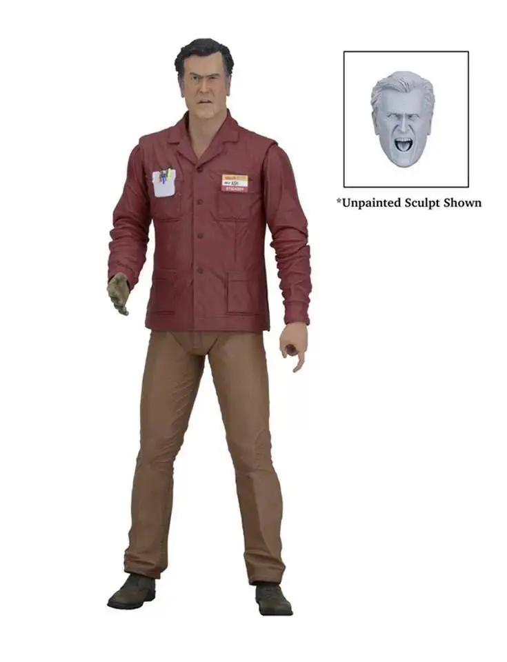 NECA Ash vs evil dead персонаж пепел Вильямс и элиго 16 см BJD Суставы подвижные ПВХ Фигурки игрушки - Цвет: no retail box