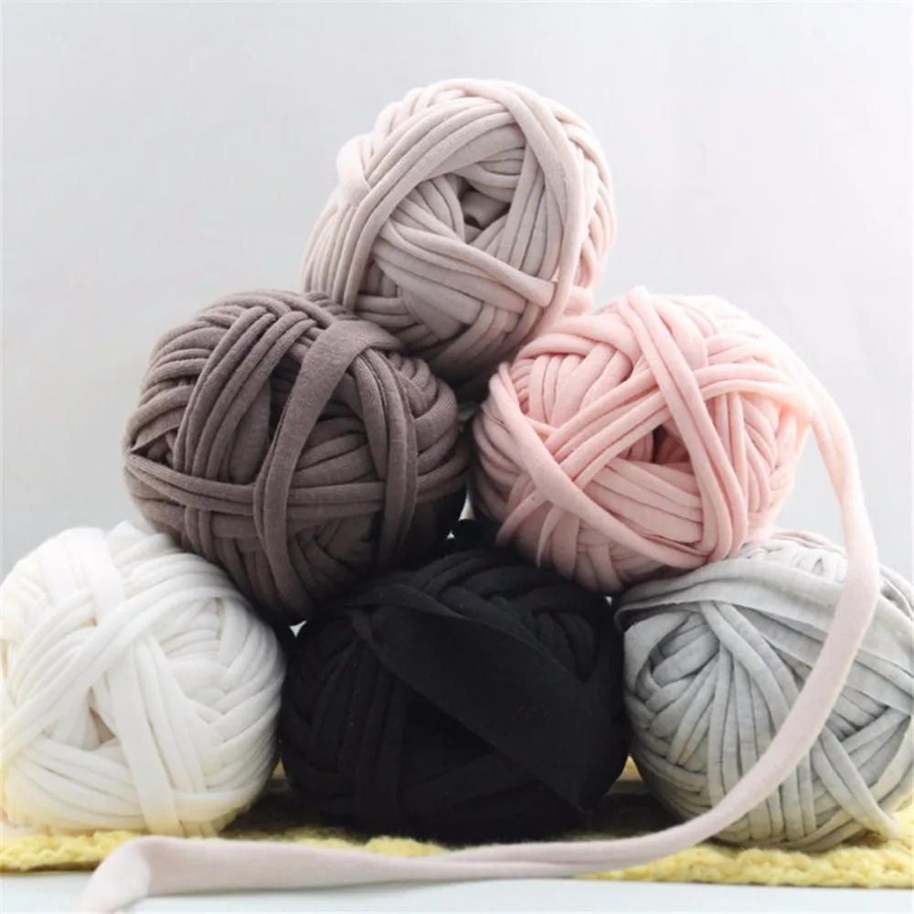 17 видов цветов DIY вязание крючком ткань ковры Yarm хлопок шерсть вязание пункт ручной вязки Толстая вязаная корзина ручной работы игрушки-одеяла