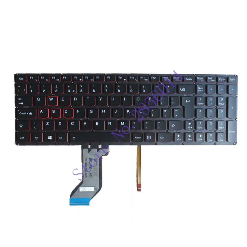 Новая английская клавиатура для lenovo ideapad Y700 Y700-15ISK Y700-17ISK подсветкой