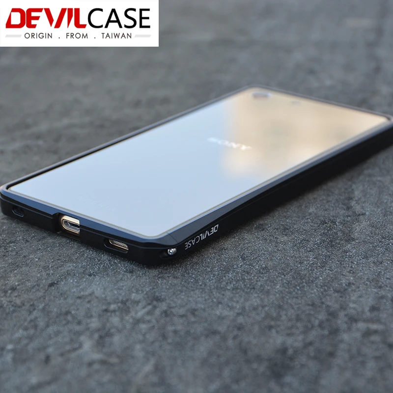 DEVILCASE для Sony Xperia M5 e5603 e5606 e5653 M5-Dual высшего класса Алюминиевый металлический бампер рамка CNC вырез Новинка