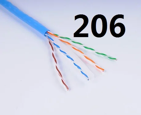 

XIWANG 206# 6pack 0.8M 1M 2M 3M 4M 5M 98FT cable CAT6 Flat UTP Ethernet Network Cable RJ45 Patch LAN cable