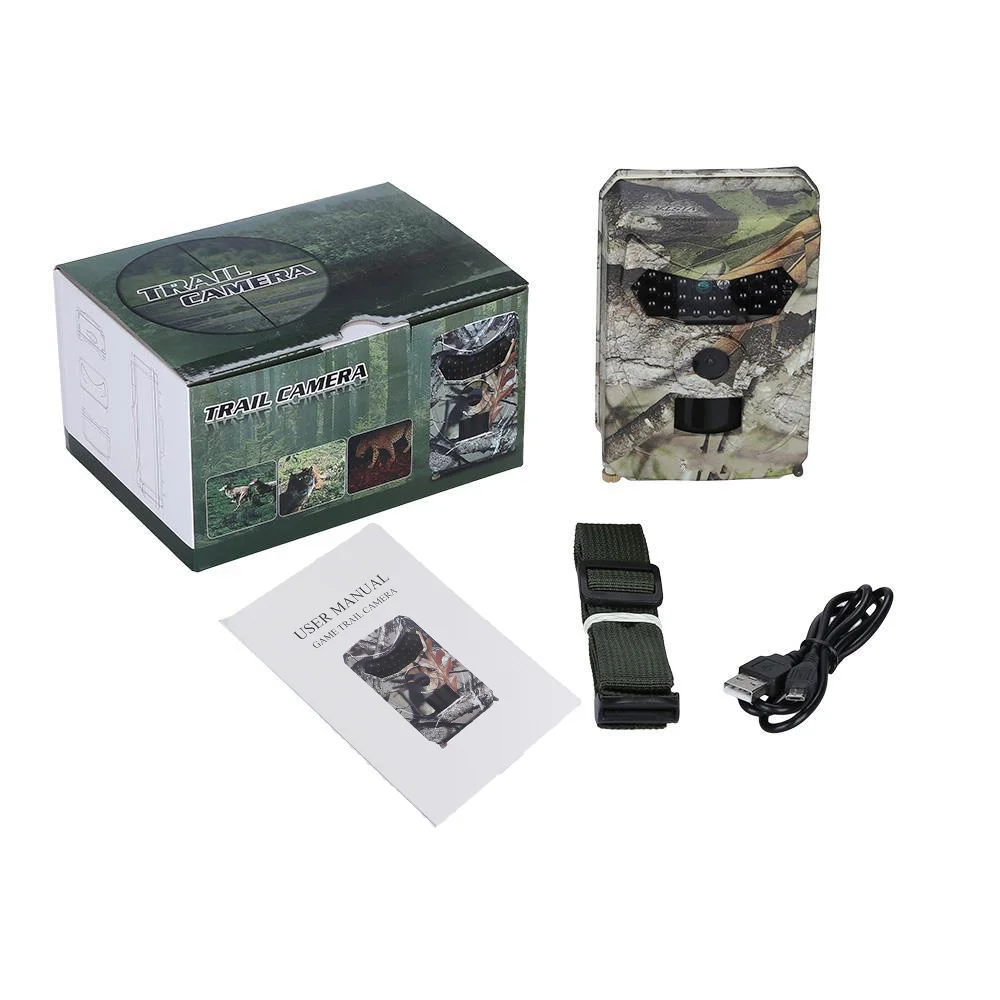 PR100 1080P Hunting Camera Wide Angle Motion Detection 940NM PIR Sensor Scouting Infrared Wildlife Trail Camera Trap