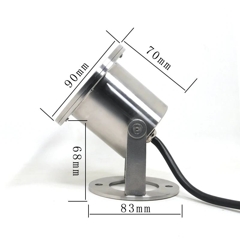 4 шт./лот 9 W IP68 подводный источник света DC12V открытый наземных лампа Высокое качество бассейн, фонтан прожектор красного, зеленого, синего