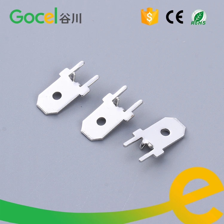 

PCB soldering terminal,6.3mm Male terminal lug,terminal connector,DJ6111-6.3*0.8