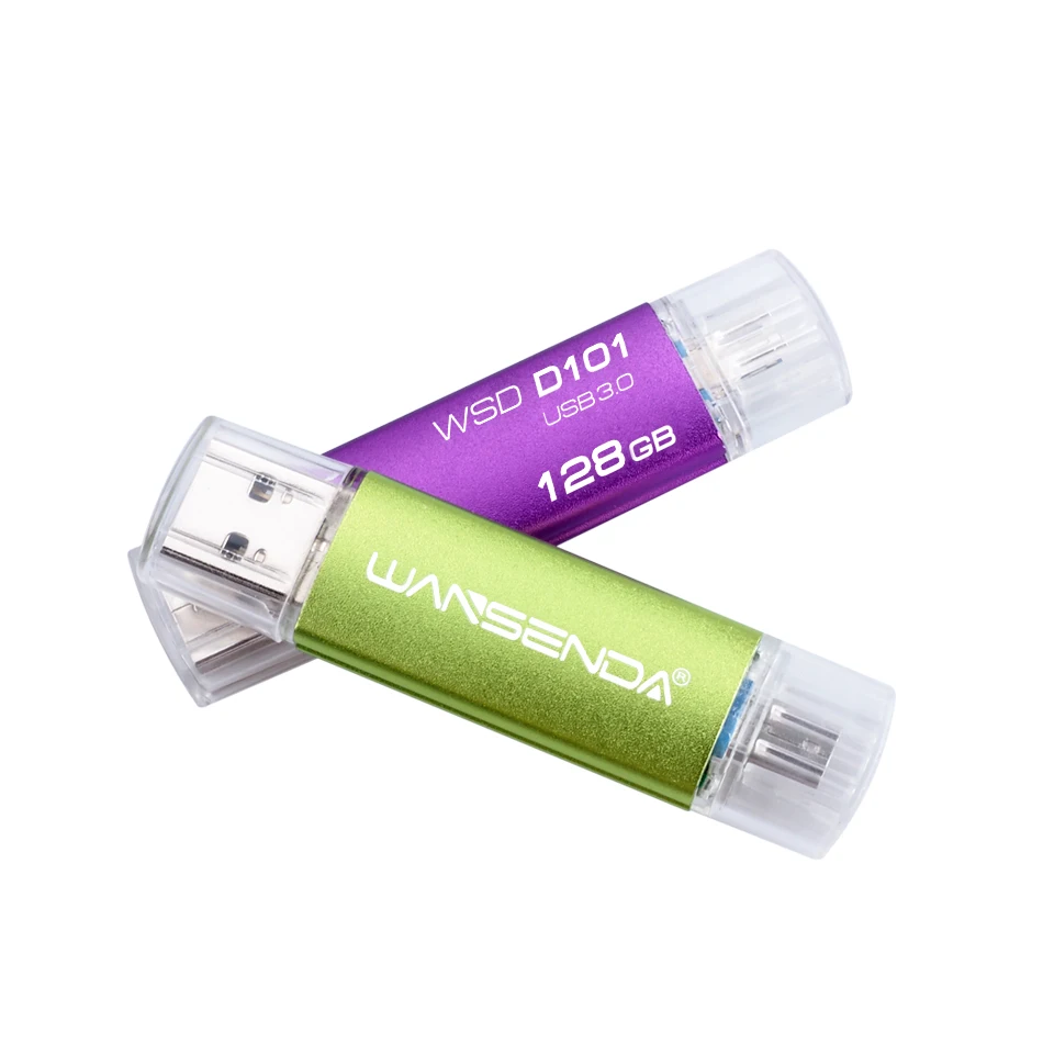 Высокоскоростной USB флеш накопитель WANSENDA Usb 3 0 OTG 128 ГБ Micro usb флешка 256 64 32 16 8 флэш