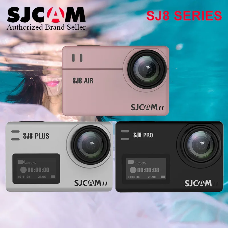 

SJCAM SJ8 Pro/Plus/Air Action Camera WiFi 4K Dual Touch Screen HD DVR Camcorder Remote Control Waterproof Better go pro hero5 DV