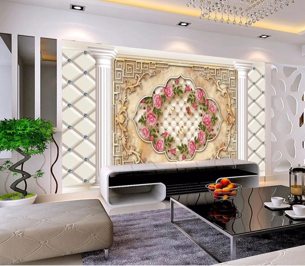 3d wallpaper custom photo room mural European Roman column flowers butterflies painting 3d wall 3d wallpaper custom photo room mural European Roman column flowers butterflies painting 3d wall