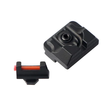 

Mini Tactical Fiber Optic Front Sight / Rear Combat Glock Sight For Glock 17,17C, 17L, 19, 19C, 20, 20C, 20S, 21, 21C ...