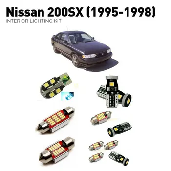 

Led interior lights For Nissan 200sx 1995-1998 7pc Led Lights For Cars lighting kit automotive bulbs Canbus