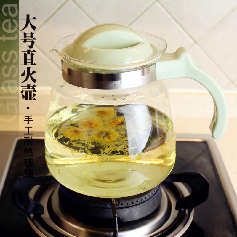 Термостойкий стеклянный чайник может сжигать холодную воду, чашка холодной воды, чайник, кувшин для сока с большой емкостью