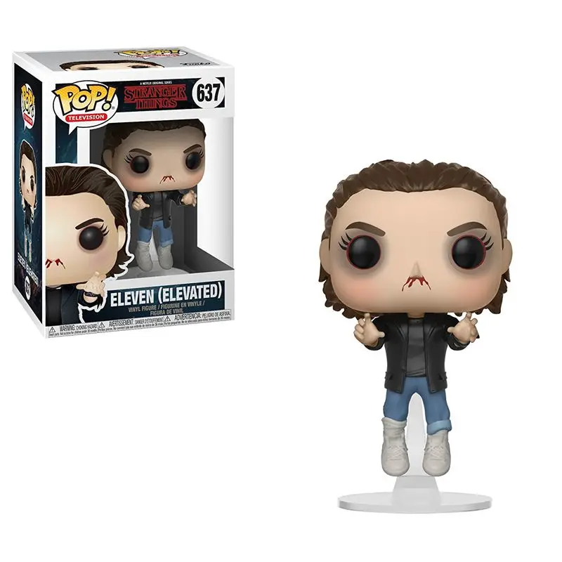 

Exclusive Funko pop TV: Strangers Things - Eleven Elevated Vinyl Action Figure Collectible Model Toy with Original Box