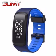Slimy F4 фитнес-трекер умный Браслет монитор сердечного ритма в реальном времени 30 метров IP68 водонепроницаемый смарт-браслет трекер активности
