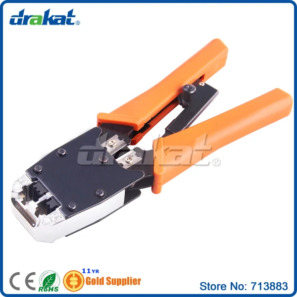 Обжимной RJ45 RJ11 щипцы для сжатия Инструмент 100% новый!|crimping rj45|rj45 rj11rj11 crimper |