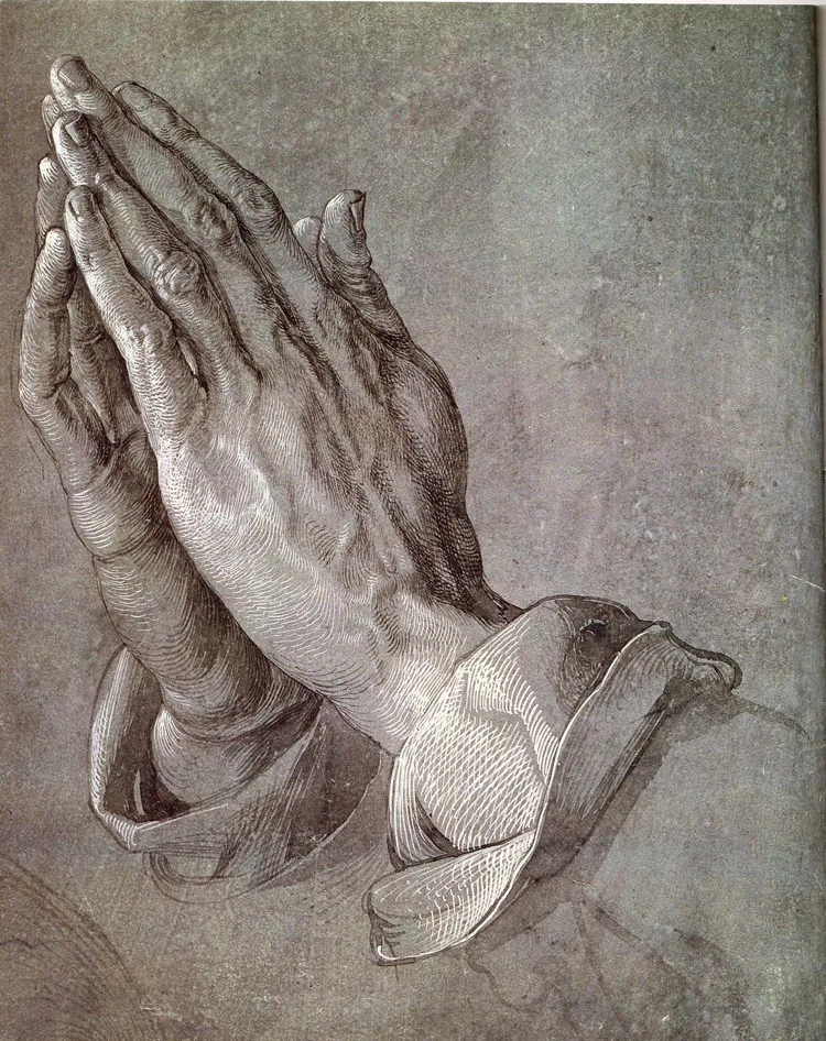 AR-AD-003 AD praying hand