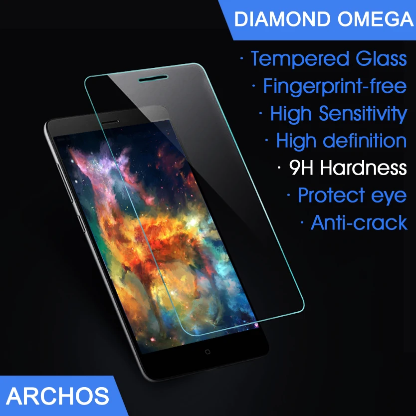 

Godgift 9H Hardness Tempered Glass For ARCHOS DIAMOND OMEGA Anti-crack Screen Protector Film For Archos Diamond Omega