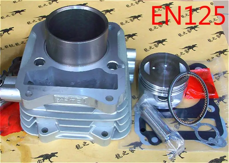 Запасные части двигателя мотоцикла цилиндр комплект 62 мм для Suzuki EN125 обновлен до EN150 150cc модифицированный EN 125 150