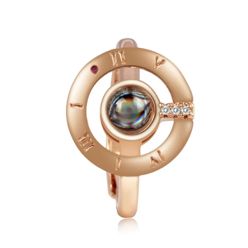 Золотое серебряное кольцо для женщин проекция 100 языков я люблю вас Мода помолвка Свадебные Ювелирные Кольца Подарочные дропшиппинг