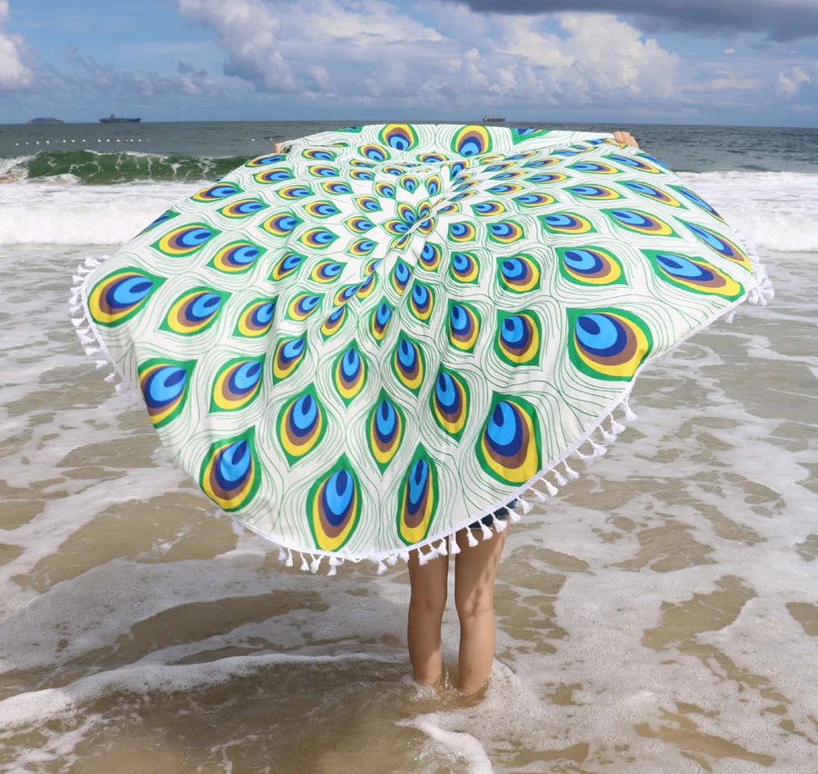 Swimming Bath Towel With Tassel