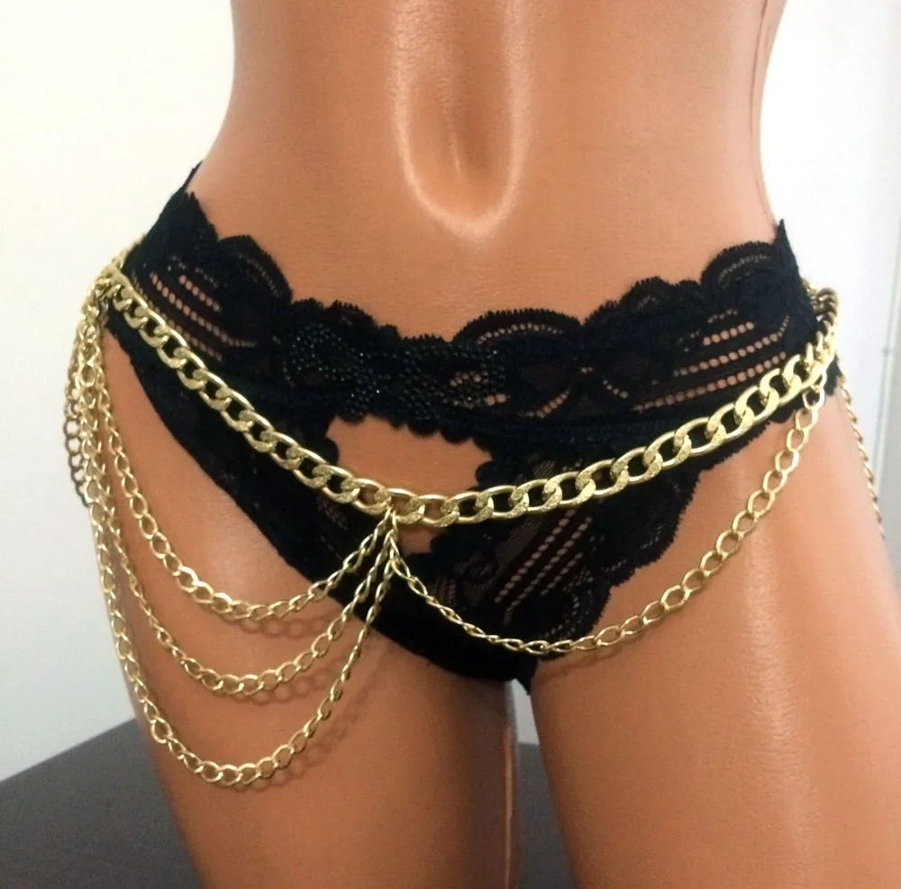 gold belly chain, body harness, waist chain, sexy belly chain ,4
